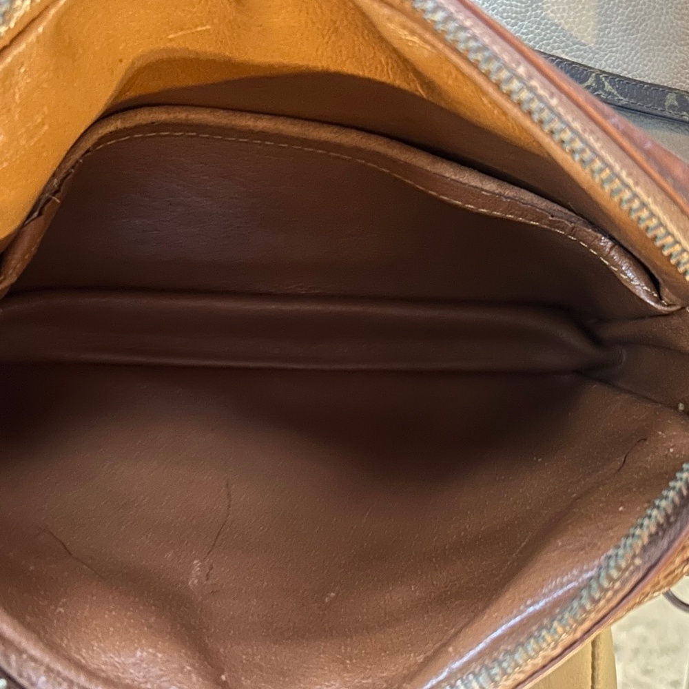 VINTAGE GORGEOUS Sport Sac Monogram Crossbody🧡🤎 - Picture 6 of 16